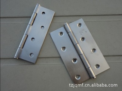 【小四寸不銹鋼合頁】價格,廠家,圖片,合頁、鉸鏈,臺州市路橋區金清民豐五金廠-